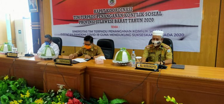 Jelang Pilkada, Kesbangpol Sulbar Gelar Rakor Penanganan Konflik Sosial