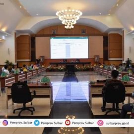 Menghadapi Dampak Covid-19, Pemprov Sulbar Rapat Membahas Jaring Pengaman Sosial