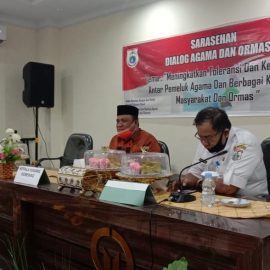 Meningkatkan Toleransi & Kerjasama antar Pemeluk Agama, Kesbangpol Sulbar Menyelenggarakan Serasehan Dialog Agama & Ormas