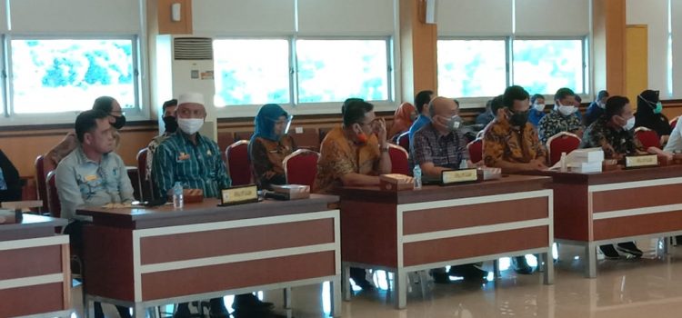 Pemprov Sulbar Menggelar Rapat Terbatas Persiapan Pembahasan Prioritas Plafon Anggaran Tahun 2021