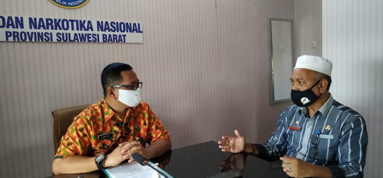 Kunjungan Silatturahmi Kepala Badan Kesbangpol Sulbar di BNN Provinsi