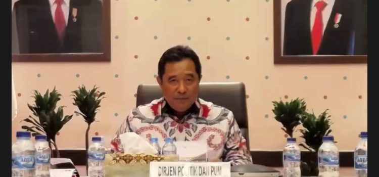 Badan Kesatuan Bangsa dan Politik Sulawesi Barat mengikuti Rakor Bidang Politik dan Pemerintahan Umum yang di gelar Kemendagri Secara Virtual Guna Siapkan Pemilu dan Pilkada 2024