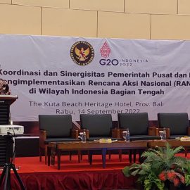 Perkuat Koordinasi dan Sinergitas P4GN, Kaban Kesbangpol Hadiri Rakor Rencana Aksi Nasional (RAN) P4GN BNN di Bali