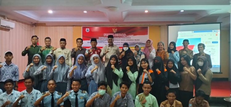 Perkuat Pemahaman Ideologi Pancasila, Kesbangpol Sulbar helat Forum Dialog Implementasi Nilai-Nilai Pancasila Dalam Kehidupan Bermasyarakat Bagi Generasi Muda