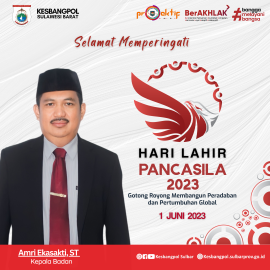 Selamat Hari Lahir Pancasila 1 Juni 2023