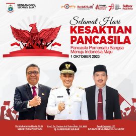 Selamat Hari Kesaktian Pancasila 2023