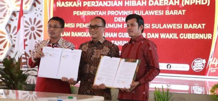 NPHD Untuk KPU dan Bawaslu Ditandatangani, Sulbar Siap Gelar Pilkada