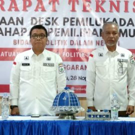 Tim Desk Pemilukada Serentak dan Pemilu 2024, Sekprov: Semua Stokeholder Ikut Andil Sukseskan Pemilu