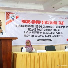 FGD Pengembangan IDI Sulbar, Muhammad Idris: Ini Bisa Jadi Acuan Membangun Sistem Politik di Daerah