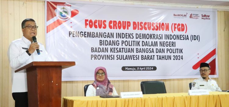 FGD Pengembangan IDI Sulbar, Muhammad Idris: Ini Bisa Jadi Acuan Membangun Sistem Politik di Daerah