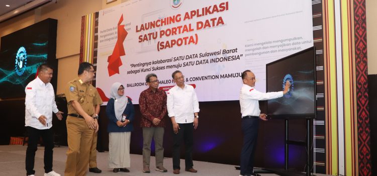 Pemprov Sulbar Launching Aplikasi SAPOTA Pj Gubernur, Prof Zudan Dorong Satu Data Sulbar Untuk Kesejahteraan Masyarakat
