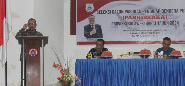 Kesbangpol Sulbar gelar seleksi paskibraka tingkat provinsi dan nasional tahun 2024