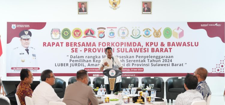 Pj Gubernur Sulbar Bahtiar Baharuddin Sebut Pilkada Adalah Pekerjaan Super Prioritas