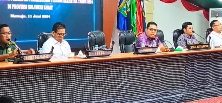 Kesbangpol Sulbar Hadiri Rakor konsolidasi dan penguatan pengawasan tahapan pelaksanaan Pilkada serentak 2024