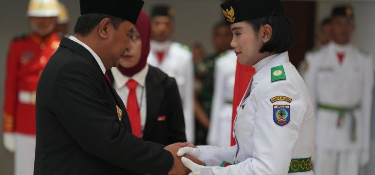 Pengukuhan Paskibraka Tingkat Provinsi, Ini Harapan Pj Bahtiar