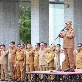 Pimpin Apel Pagi, Pj Bahtiar: Kita Masih Lambat, Jangan Kecewakan Harapan Publik Sulbar