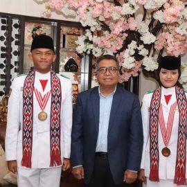 Sekprov Sulbar, Muhammad Idris sambut kedatangan Paskibraka Nasional utusan Sulbar 2024