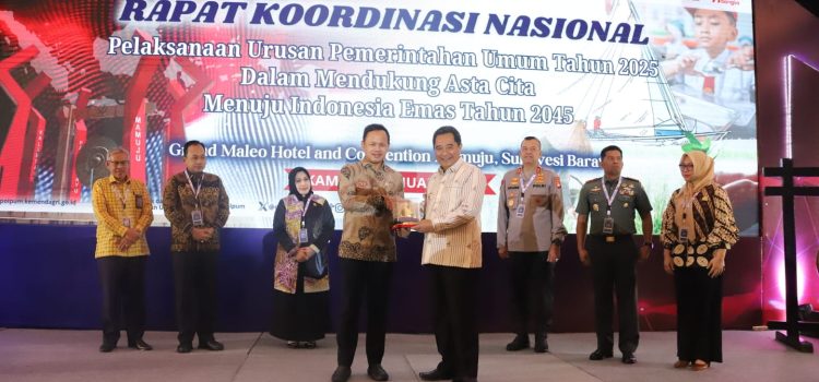 Rakornas Pemerintahan Umum di Sulbar Lahirkan Rekomendasi Strategis Dukung Indonesia Emas 2045
