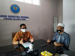 3. Silaturrahmi Kaban Kesbangpol ke BNN Sulbar